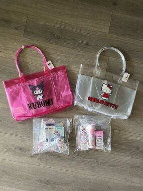 NWT Creme Shop Bundle with 1 Kuromi or 1 Hello Kittie Tote